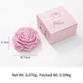 Peony flower scented candle in Morandi pink with decorative gift box packaging - Morandi Pink/Oregano & Narcissus