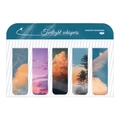 Detailed view of Twilight Whispers magnetic bookmarks set with 5 dusk landscape designs - Twilight Whispers-CXSQ004