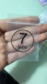 Variante de collier en acier inoxydable taille 7 dans un petit sachet plastique clair - Sachets de Taille (100 pcs/sac)