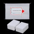 Dettaglio di 630 dischetti bianchi per rimuovere lo smalto in confezione sigillata - Salviette per Unghie Dure (630pcs) / Bianco