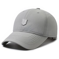 Gorra de béisbol gris de secado rápido con bordado para deportes al aire libre - Gris claro