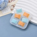 6-cavity candy shaped silicone mold for sweet cookie and chocolate baking crafts - Candy Shape