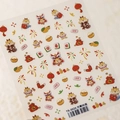 Stickers ongles 3D Nouvel An Chinois TS-3525 motifs dragon et symboles de chance - TS-3525 Année du Dragon Chanceux