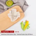 DIY Silikonform in Maisform für Gips und Wachs mit 85x80mm fertiger Produktgröße - Mais