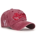 Vintage-Baseballkappe in Bordeaux mit Bestickung Always 75 und Retro-Design für Herren - Burgunderrot