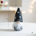 Nordic Christmas gnome ornament with grey felt hat and white beard, height 17cm - Style 5 (313)