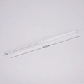 Reusable 26.5cm length and 1.2cm wide transparent TRITAN straw for bubble tea - Transparent Flat Straw / 1.2*26.5cm