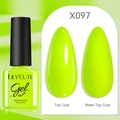 LILY'CUTE neon green gel nail polish X097 in shiny and matte finish 7ml bottle - Fluorescent Green (97)