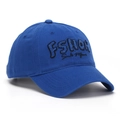 Détail d'une casquette bleue avec broderie 3D et tissu en coton sergé de qualité - Taille unique / Bleu Royal