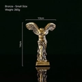 Scultura Vittoria di Samotracia in bronzo antico per mobili vino, misura 14cm - Bronzo - Piccolo