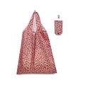 Foldable leopard print shopping bag made of 190T polyester with matching storage pouch - 16kg / 38*58cm / Leopard Print (XC-31)