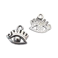 Vintage silver Eye of Horus alloy pendant charm for DIY jewelry and necklaces - Classic Evil Eye(A4-160)