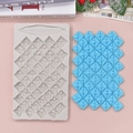 Pineapple flower silicone mold with diamond texture for DIY cake and chocolate baking - Pineapple Skin Texture Style