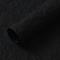 Roll of black handmade stone-textured craft paper with deep irregular wrinkles for gift wrapping - Xuena Paper [ink Dye] 53*53cm/5 Sheets; See Options (wholesale Price For Whole Boxes Is Better)