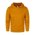 Sweat à capuche jaune vif pour homme coupe décontractée avec cordon de serrage - S / Jaune