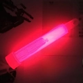 Bastoncino luminoso rosso da 4 pollici con gancio per segnalazione di emergenza - Rosso