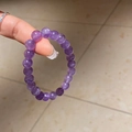 Handheld vintage purple amethyst beaded snake style wrap bracelet with natural texture - 62# Purple 4mm Round Bead Bracelet