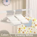 Grucce antiscivolo bianco crema con ganci in metallo per un bucato senza segni sulle spalle - Bambini / Bianco