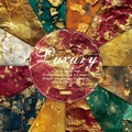 6x6 inch luxury gold foil scrapbook paper pad with 24 sheets of heavyweight cardstock - R2523 24 Sheets