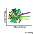 Mardi Gras purple green gold mask hair clip with glitter mask and festive ribbons - Carnival Clip/Brooch / Mask Style