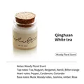 Qinghuan White Tea travel scented candle in 20ml glass bottle with cork lid - White Tea