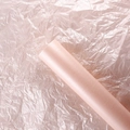 Pale pink matte snowflake cellophane roll for Christmas gift and apple bouquet wrapping - 27g Pearlescent Tissue Paper [Cherry Pink] 20 Sheets 50*70cm