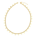 Punk style butterfly heart pendant choker necklace in gold finish for women - Butterfly