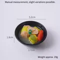 Porte-clés mini soupe miso japonaise avec modèle de nourriture réaliste et détaillé - Soupe de Maïs et Côtes - Sans Anneau
