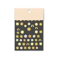Schattige 5D reliëf nagelstickers met zonnebloemen en regenboogmotieven in fris geel - Gele Zonnebloem Stijl (to1430)