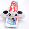 Spremi dentifricio manuale a forma di panda in plastica bianca per accessori da bagno - Panda bianco