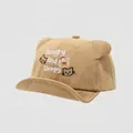 Detalle de la gorra de algodón para bebé con orejas de gato en 3D y bordado fino - 48cm (6 Meses-2 Años) / Caqui