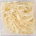 Crumpled shredded raffia paper in cream color for gift box stuffing and decoration - Natural Wood Color