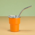 Orange Red (2oz/Single-layer/With Straw)