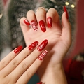 JP1272-Red Xmas Snowflake Tree