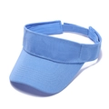 Visière de soleil bleu ciel respirante pour le sport avec sangle réglable à l'arrière - Bleu ciel
