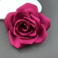 Macro detail of deep pink satin camellia flower with elegant silk texture and petals - Rose Red