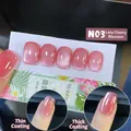 Soft pink cat eye nail polish with fine shimmer effect in N03 Late Cherry shade - N03 Late Cherry 7ml