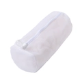 Sac à linge cylindrique blanc pour protéger les chaussures lors du lavage en machine - Blanc