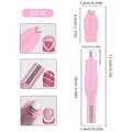 Pink multi-functional nail magnet tool with heart and circle tips for cat eye gel effects - Pink (02)
