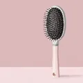Haarbürste in Jasminrosa Matt-Finish für Haarstyling und Volumen am Haaransatz - Glänzende Ovale Kissenbürste Rosa