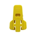 Ergonomic yellow plastic easy can opener and bottle opener for drink beverage cans - Yellow