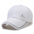 White quick-dry baseball cap with LEGEND embroidery and breathable laser-cut mesh - Adjustable / White