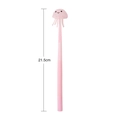 Rosa Quallen-Silikonstift zur Entspannung mit einer Länge von 21,5 cm - 0,38mm/Schwarze Tinte / Rosa