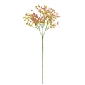 Artificial babys breath flower branch with small pink buds for wedding floral decor - AHB1753 Series / Deep Pink