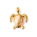 Gouden schildpad hanger met witte schelp voor Hawaiiaanse oceaan sieraden maken - 3# Schildpad-Witte Parelmoer