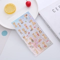Schattige giraffe cartoon 3D stickers vel voor kinderen handwerk en beloningsstickers - Giraffe-serie
