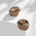 Paraspigoli in silicone a forma di coniglio marrone per sicurezza dei bambini - Simpatico Coniglio Angolo Caffè