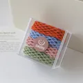 Set de cuatro gomas de pelo de malla en varios colores en una caja de regalo minimalista - Serie Clara (Caja de 4)