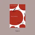 Christmas wrapping paper featuring red apple patterns and Merry Christmas greetings - Style A (Apple) / 10 Sheets/Pack