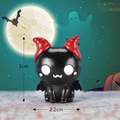 Mini Halloween little devil figure in black and red, 3cm tall creative gift ornament - Vampire Queen